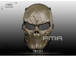 FMA Full face skeleton mask of terror OD